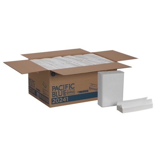 Pacific Blue Select® C-Fold Paper Towels, White, 10.1" x 12.7"